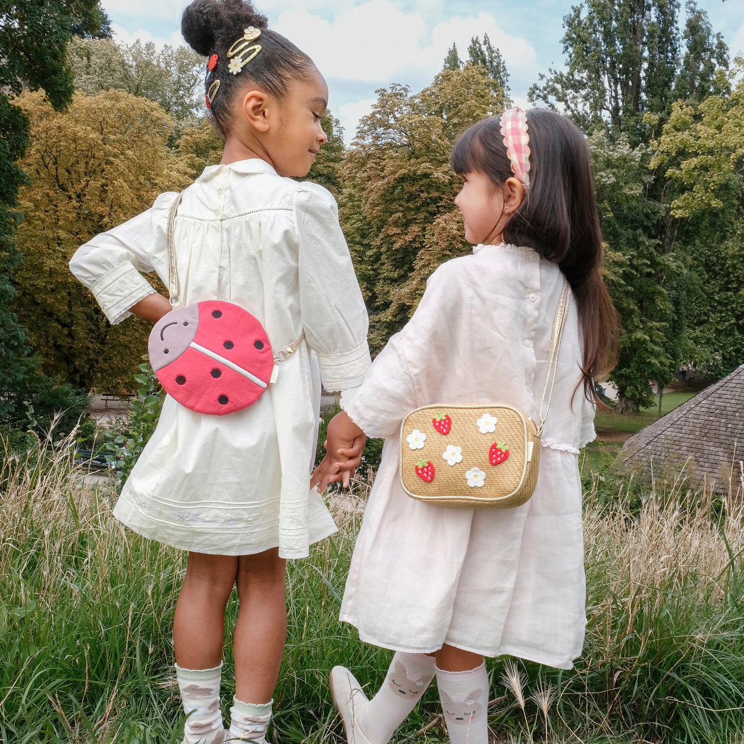 Strawberry Fields Raffia Bag – Rockahula Kids