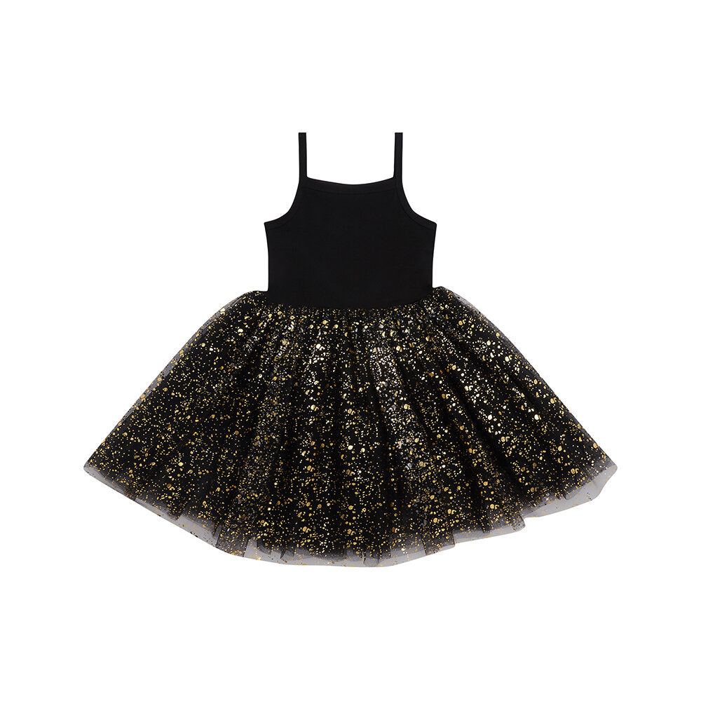 Bob + Blossom Gold Sparkle Dress