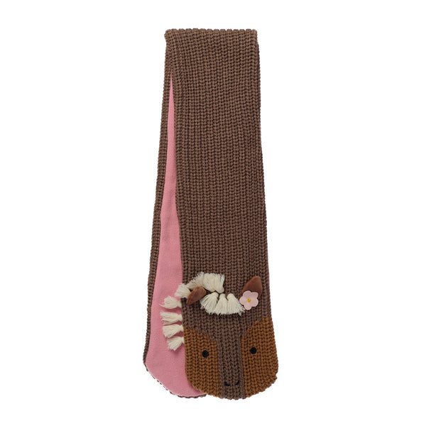 Peggy Pony Knitted Scarf