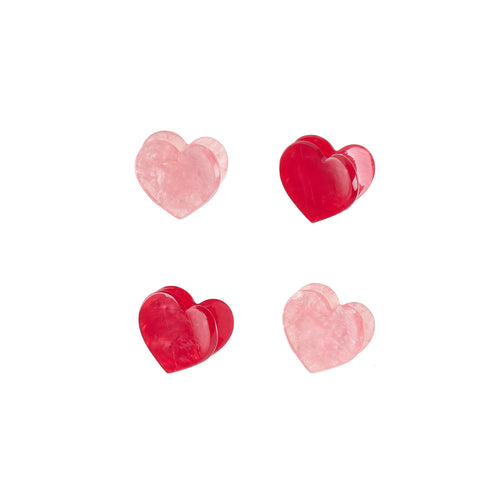 Love Heart Claw Clip 4 Pack