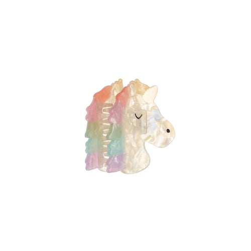 Rainbow Unicorn Claw Clip