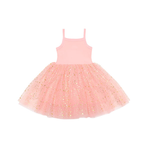 Bob + Blossom Coral Sparkle Dress