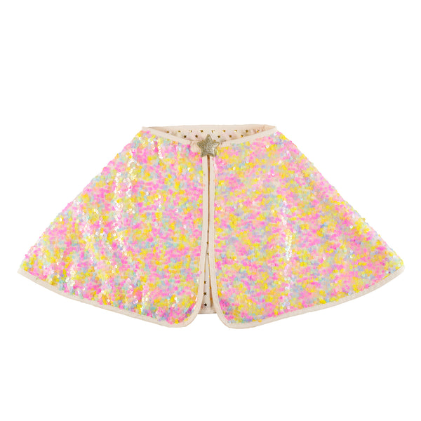 Pastel Rainbow Sequin Cape