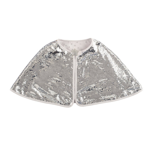 Silver Sequin Cape (3-10 Years)