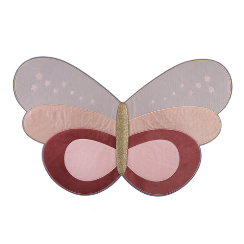 Patchwork Butterfly Velvet Wings