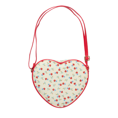 Martha Ditsy Floral Heart Bag