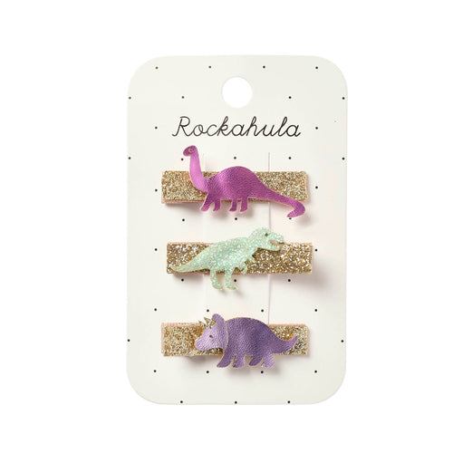 Shimmer Dinosaur Bar Clips