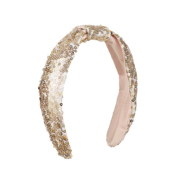 Gold Sequin Headband