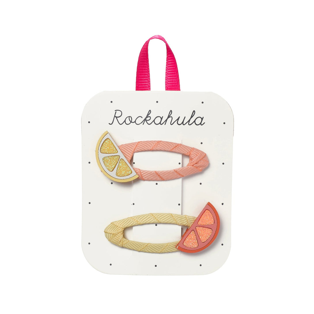 Citrus Slice Glitter Clips – Rockahula Kids