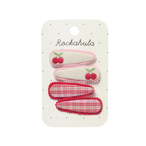 Cherry Dreams Fabric Clip set