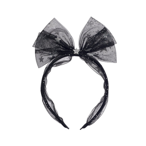Mystic Sparkle Tulle Bow Headband