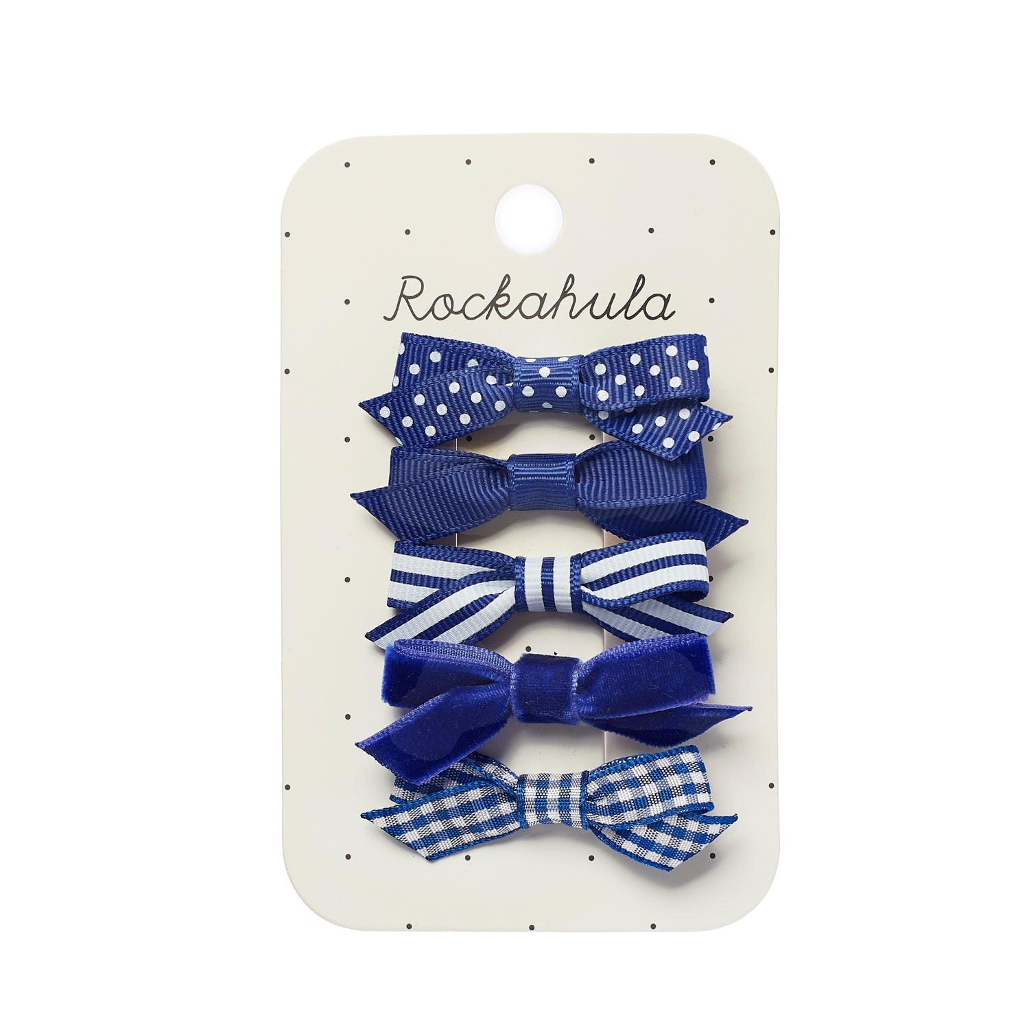 School Bow Clip Set