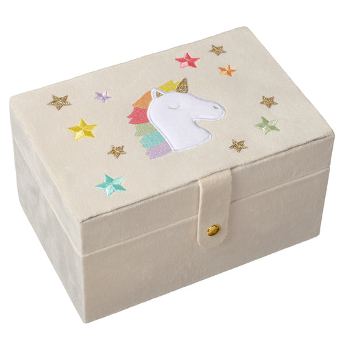 Rainbow Unicorn Large Jewellery Box