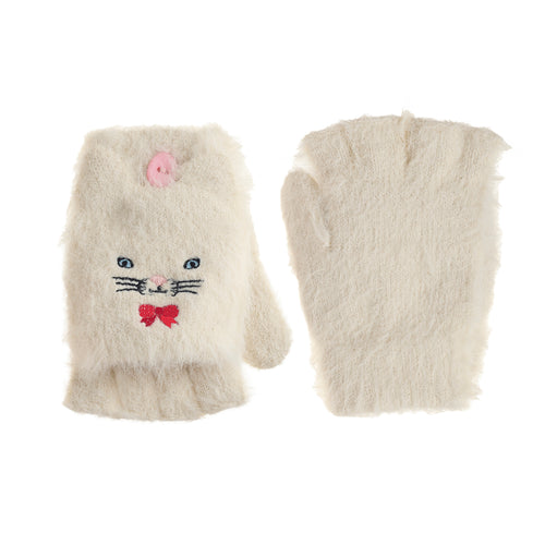 Cute Kitten Fluffy Gloves