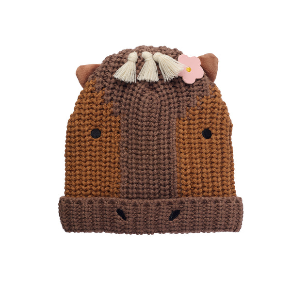 Peggy Pony Knitted Hat
