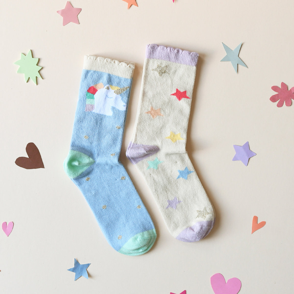 Unicorn 2 Pack Socks