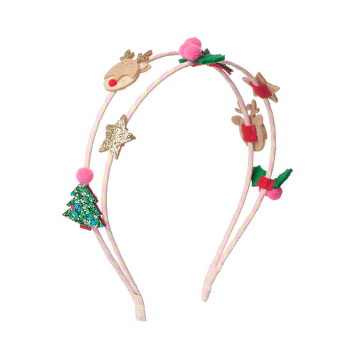 Festive Christmas Double Headband