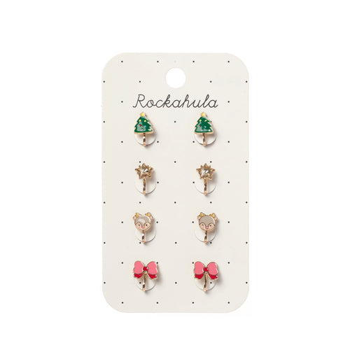 Jolly Christmas Clip On Earrings