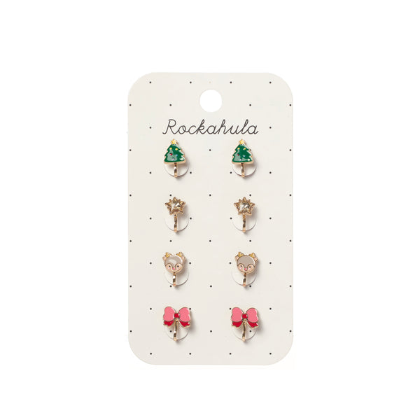 Jolly Christmas Clip On Earrings
